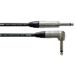 Jack-Kabel mono, 1 Seite gewinkelt, Cordial CXI 9 PR, 9m